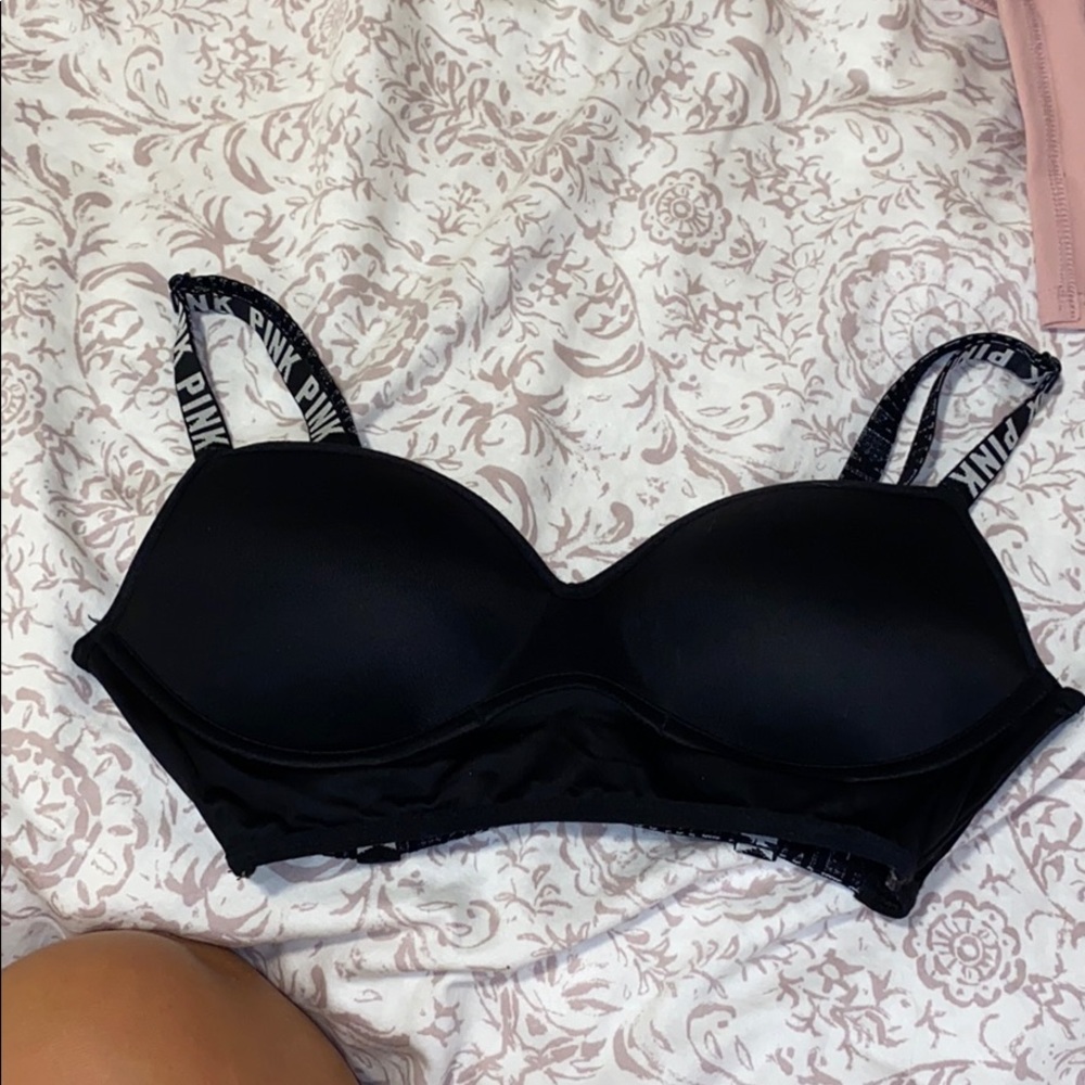 PINK push-up sports bra